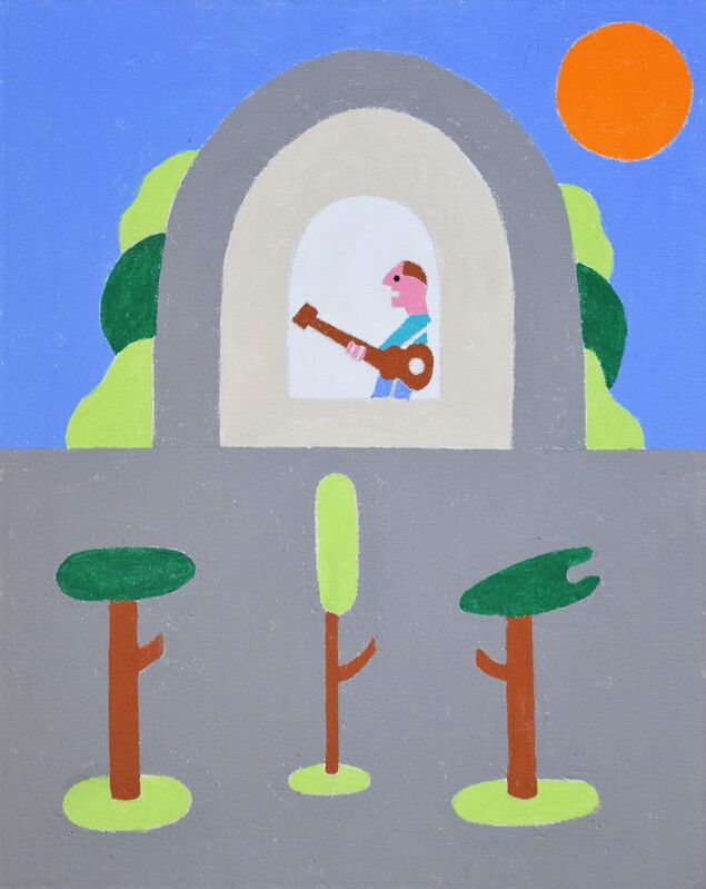 Barry Senft, ‘Band Shell’, 2018, Painting, Acrylic on canvas, Fountain House Gallery