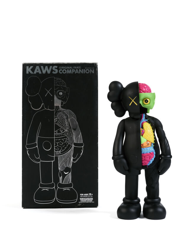 KAWS, ‘Five Years Later Dissected Companion (Noir)’, 2006, Sculpture, Painted cast vinyl, DIGARD AUCTION