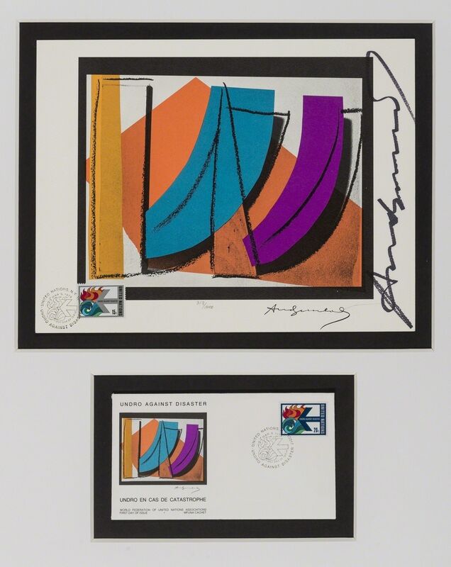 Andy Warhol, ‘U.N. Stamp (Feldman & Schellmann II.185)’, 1979, Print, Offset lithograph printed in colours, Forum Auctions