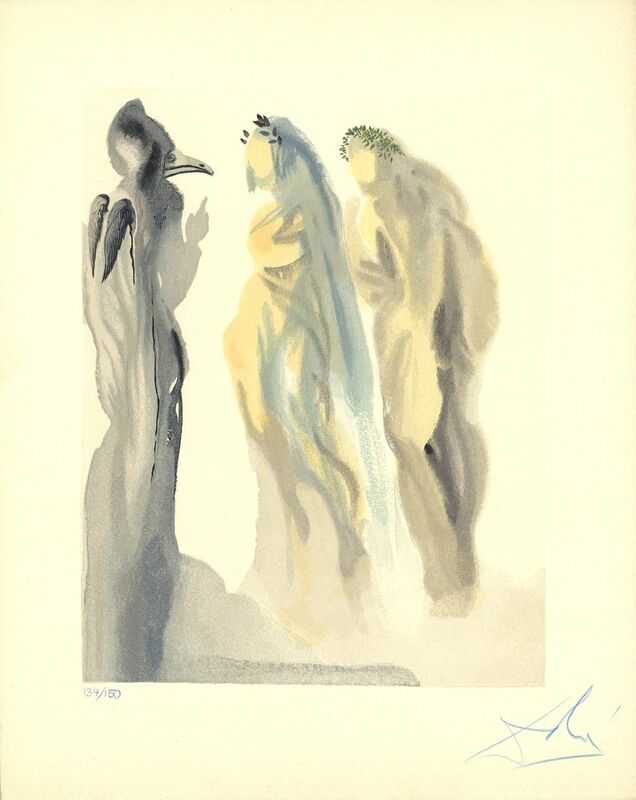 Salvador Dalí, ‘Heaven Canto 9’, 1960, Print, Woodblock, ArtWise