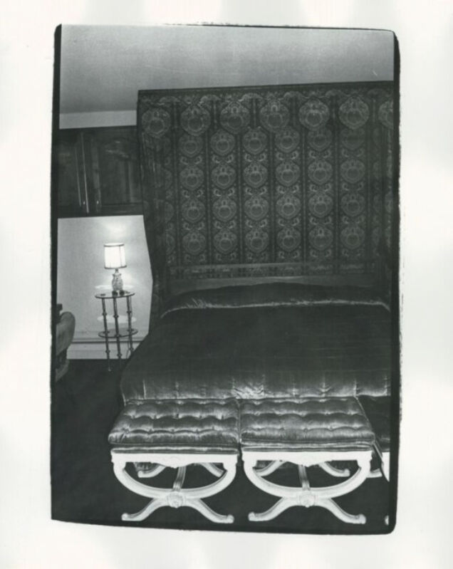 Andy Warhol, ‘Bedroom’, ca. 1980, Photography, Unique gelatin silver print, Hedges Projects