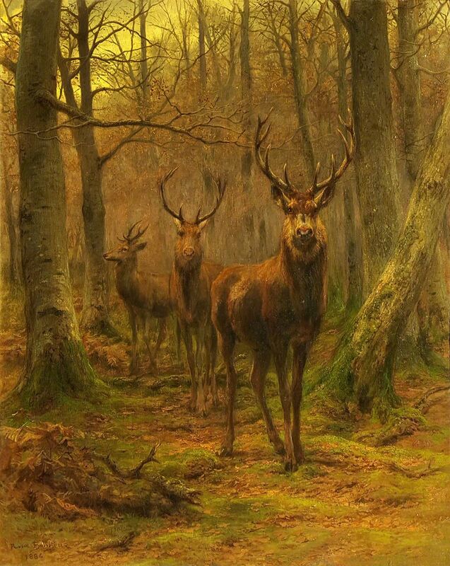 Rosa Bonheur, ‘Monarch of the Forest’, 1886, Painting, Oil on canvas, Robert Funk Fine Art