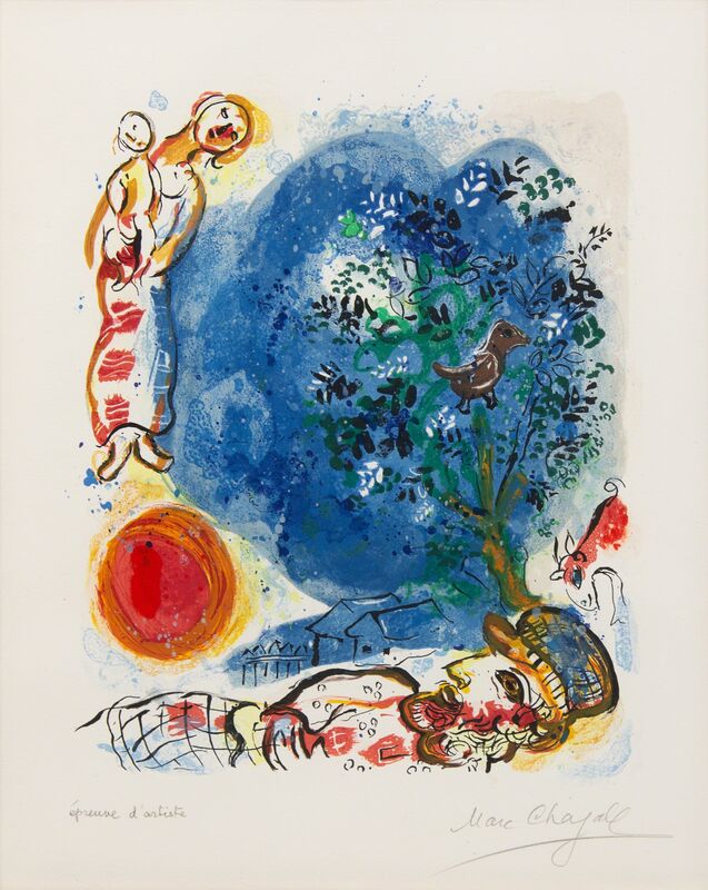 Marc Chagall, ‘Le Paysan’, Print, Lithograph, Hindman