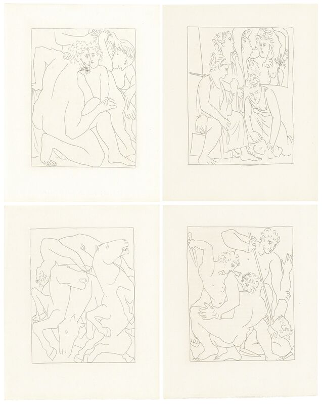 Pablo Picasso, ‘Ovide, Les Metamorphoses, Albert Skira, Lausanne, 1931’, Print, The complete set of thirty etchings, on Arches laid paper, Christie's