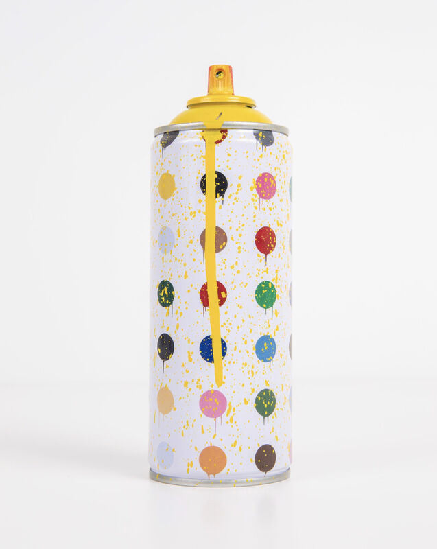 Mr. Brainwash, ‘Hirst dots-Yellow’, 2020, Other, Aluminium Spray can with Spray paint, S16 Gallery