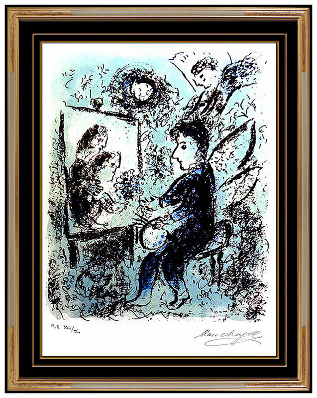 Marc Chagall, ‘Vers l'autre Clarte’, 1985, Print, Color Lithograph, Original Art Broker