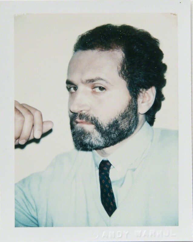 Andy Warhol, ‘Andy Warhol, Polaroid Portrait of Gianni Versace’, 1980, Photography, Polaroid, Hedges Projects