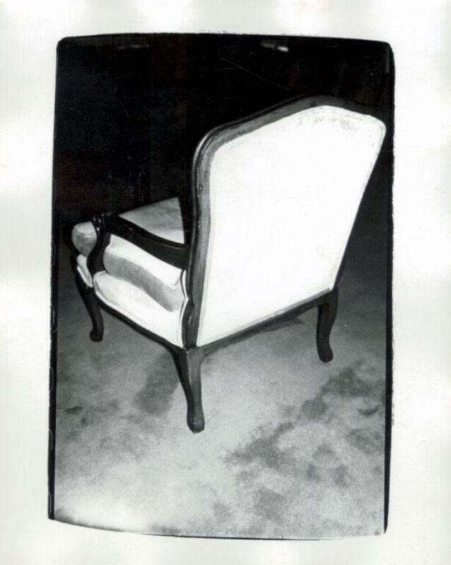 Andy Warhol, ‘Chair’, circa 1980s, Photography, Unique gelatin silver print, Hedges Projects