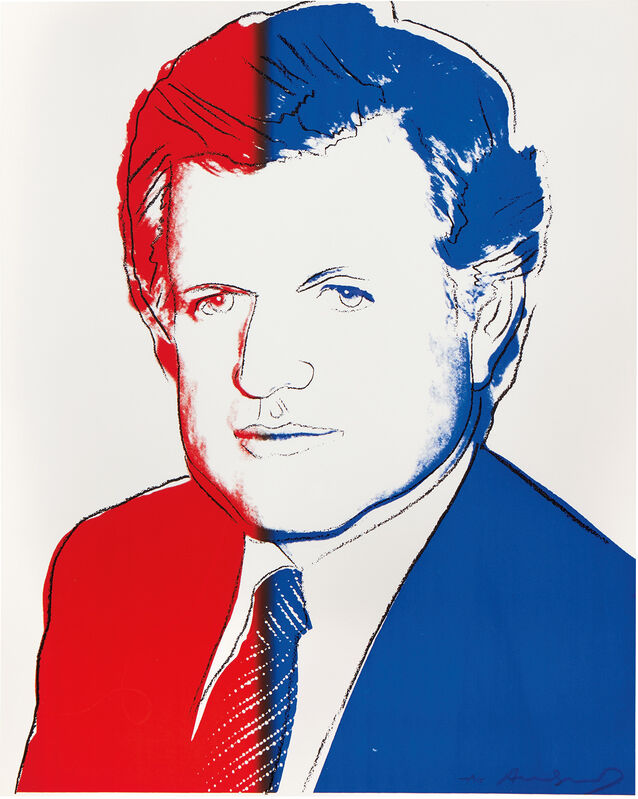 Andy Warhol, ‘Edward Kennedy (F. & S. 240)’, 1980, Print, Unique screenprint in colors with diamond dust, on Lenox Museum Board, the full sheet., Phillips