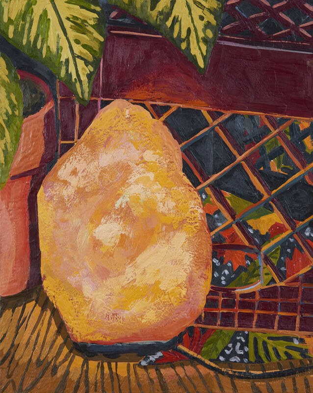Anna Valdez, ‘Salt Rock Lamp Study’, 2019, Painting, Encaustic on hardboard, David B. Smith Gallery
