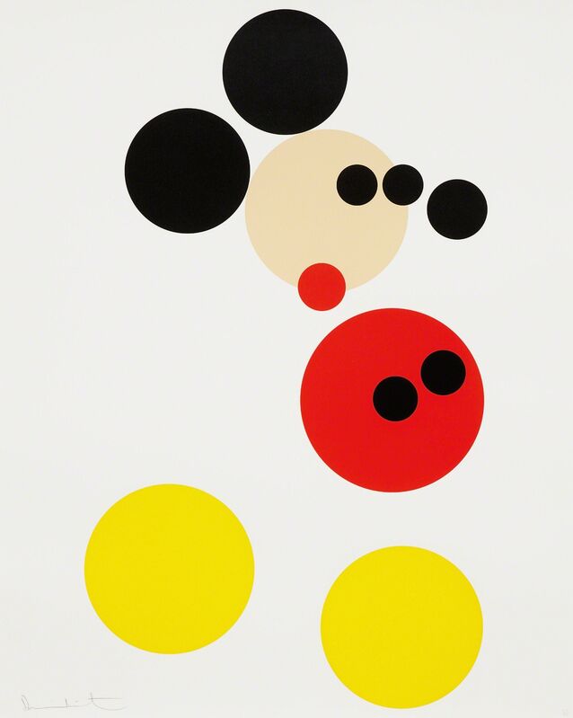 Damien Hirst, ‘Mickey’, 2014, Print, Screenprint in colors with glaze, on wove paper, with full margins, Phillips