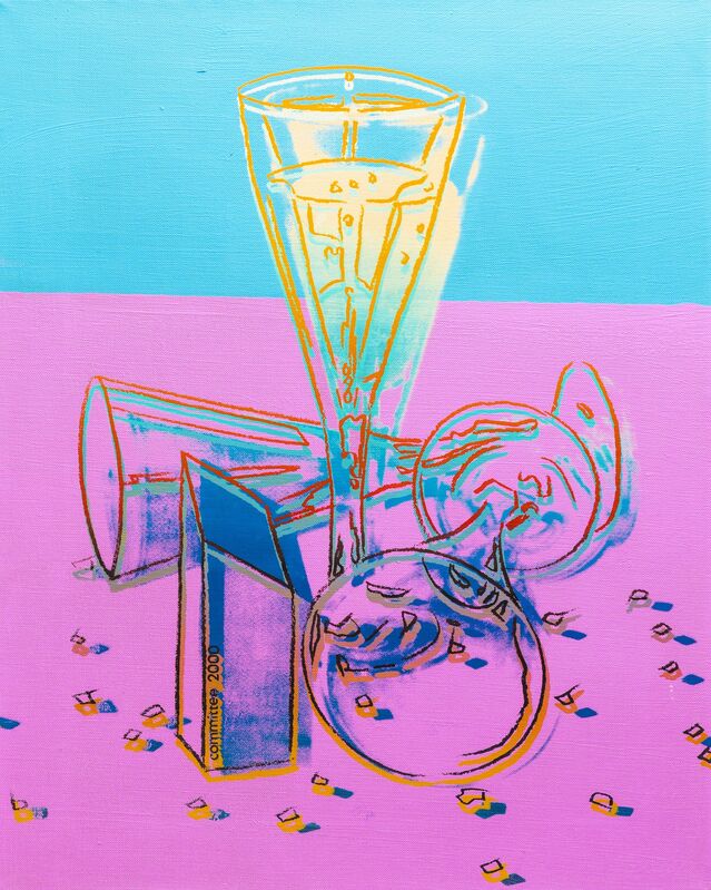 Andy Warhol, ‘Senza titolo (Committee 2000)’, 1982, Painting, Acrylic and silk-screen printing on canvas, Martini Studio d'Arte