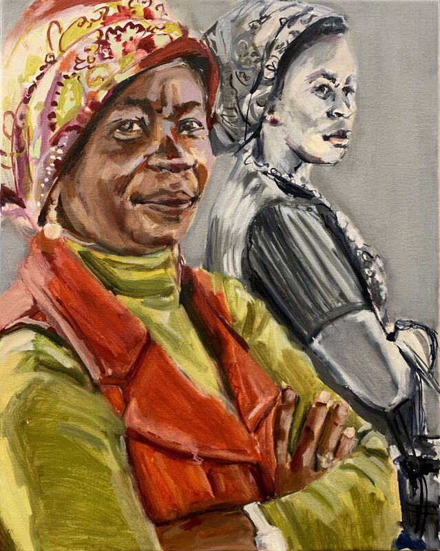 Wangari Mathenge, ‘The Apothecaries’, 2019, Painting, Oil on canvas, Roberts Projects