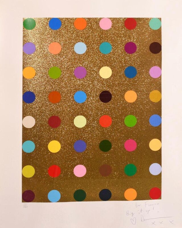 Damien Hirst, ‘Aurous Iodide’, 2009, Print, Screenprint in colours with gold glitter, Art Republic