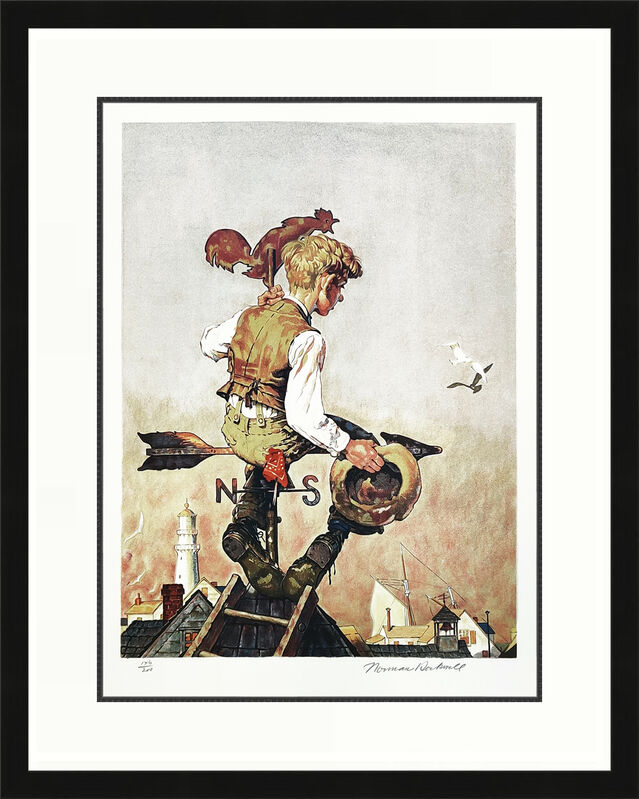 Norman Rockwell, ‘UNDER SAIL’, 1981, Print, LITHOGRAPH, Gallery Art