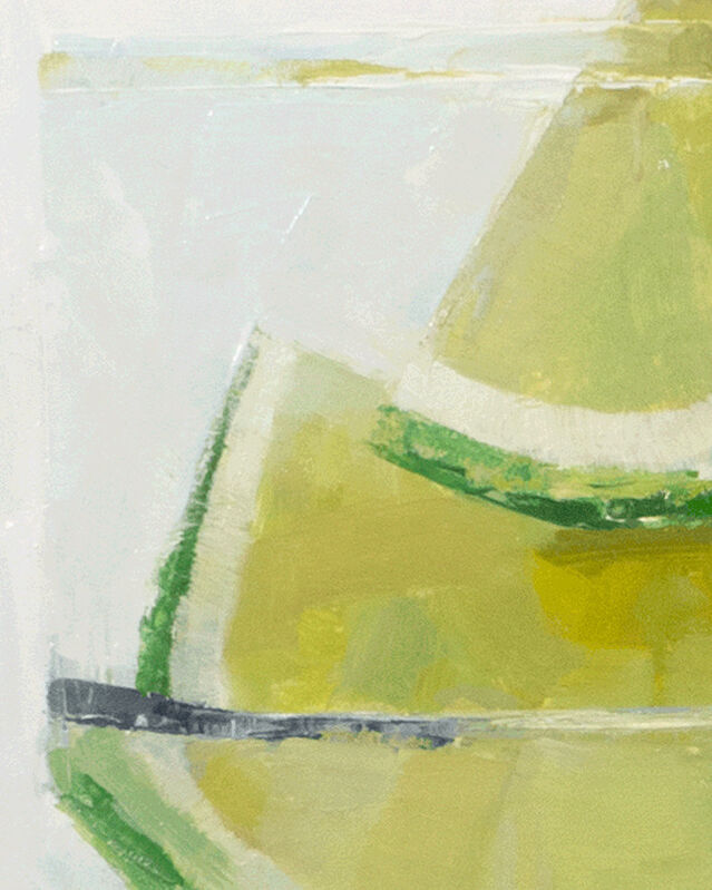 Tom Giesler, ‘Floral 60: lime’, 2021, Painting, Oil on panel, McVarish Gallery