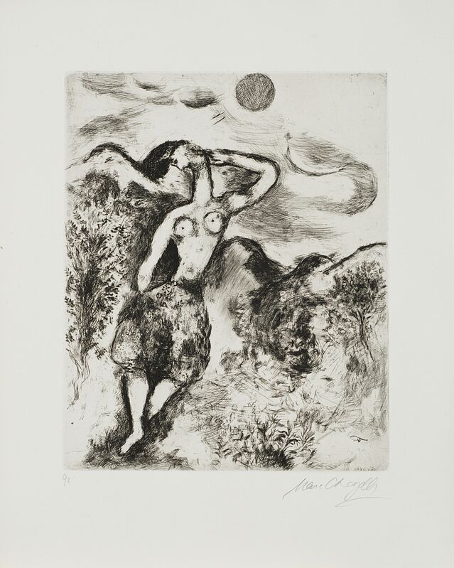 Marc Chagall, ‘J. de La Fontaine "Fables"’, 1927-1930, Print, Folder Containing 97 Of 100 Original Etchings Complete Of Colophon Es. 27/100, Il Ponte