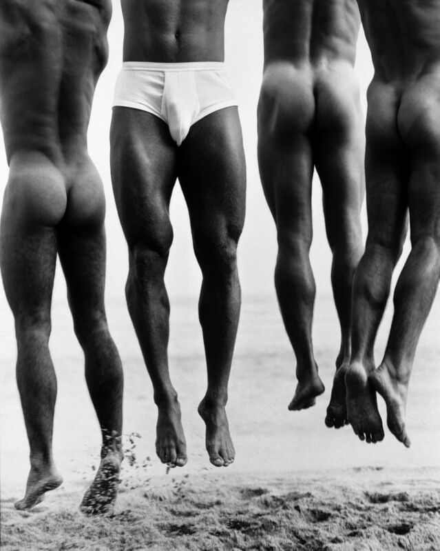 Herb Ritts, ‘Jump, Paradise Cove’, 1987, Photography, Silver Gelatin Photograph, Fahey/Klein Gallery