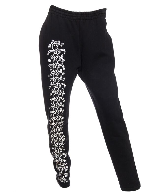 Keith Haring, ‘Keith Haring Pop Shop "People Ladder" Sweatpants’, 1987, Fashion Design and Wearable Art, Morphew
