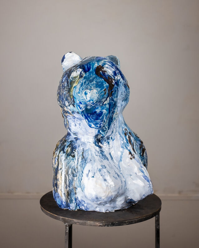 Marina Le Gall, ‘The Bear Woman’, 2019, Sculpture, Glazed ceramic, Antonine Catzéflis