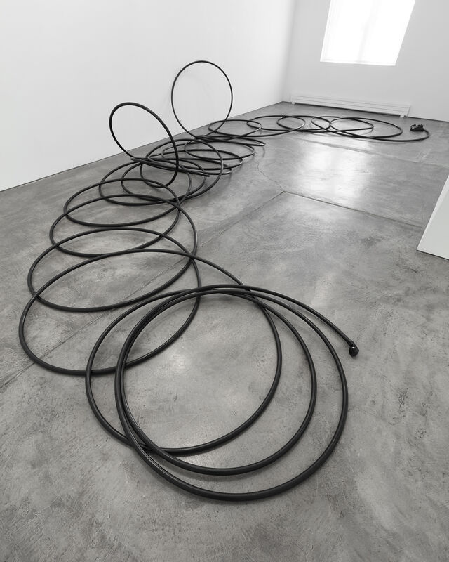 Christian Marclay, ‘Extended Phone II’, 1994, Sculpture, Telephone and plastic tubing, Paula Cooper Gallery