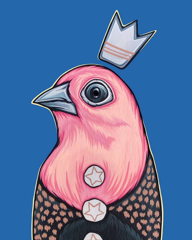 Kaitlin Ziesmer, ‘Pinky’, 2021, Painting, AcrylaGouache on Wood Panel, Abend Gallery