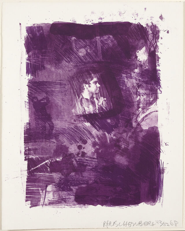 Robert Rauschenberg, ‘Flower Re-Run’, 1968, Print, Lithograph on paper, Caviar20