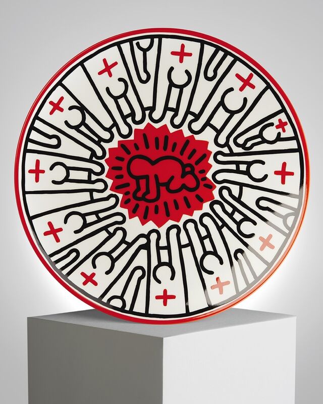 Keith Haring, ‘Radiant Baby’, ca. 2019, Design/Decorative Art, Limoges porcelain plate, Samhart Gallery