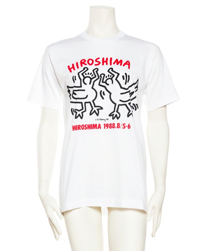 Keith Haring, ‘Keith Haring Hiroshima 1988 Music Festival Dancing Peace Birds’, 1988, Fashion Design and Wearable Art, Morphew