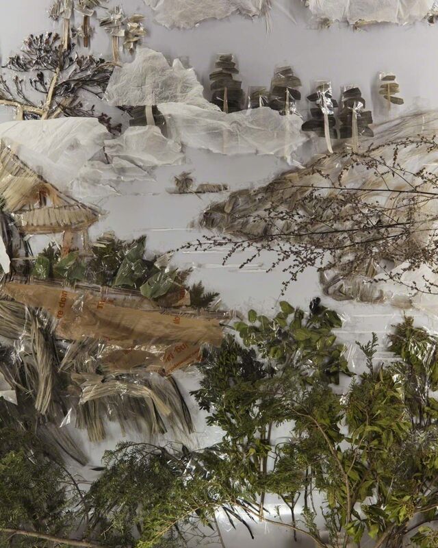 Xu Bing 徐冰, ‘Background Story’, 2012, Natural debris attached to acrylic panel, light box, MASS MoCA
