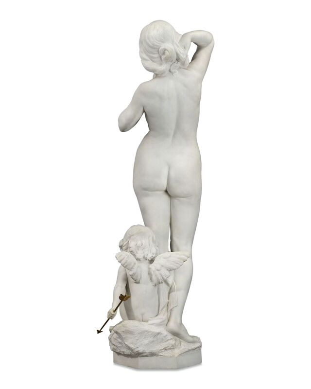 Antonio Frilli, ‘Venus and Cupid’, Late 19th century, Sculpture, Marble,  M.S. Rau