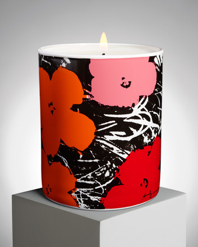 Andy Warhol, ‘Flowers Red / Pink’, ca. 2015, Design/Decorative Art, Perfumed candle, Samhart Gallery