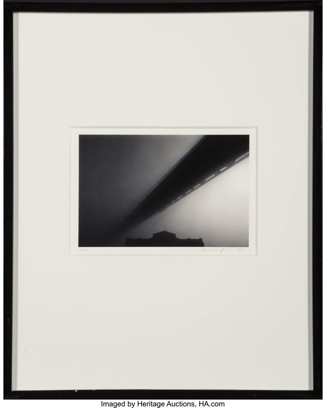 Michael Kenna, ‘Bay Bridge and Pier 26, San Francisco’, 1985, Photography, Toned gelatin silver, Heritage Auctions