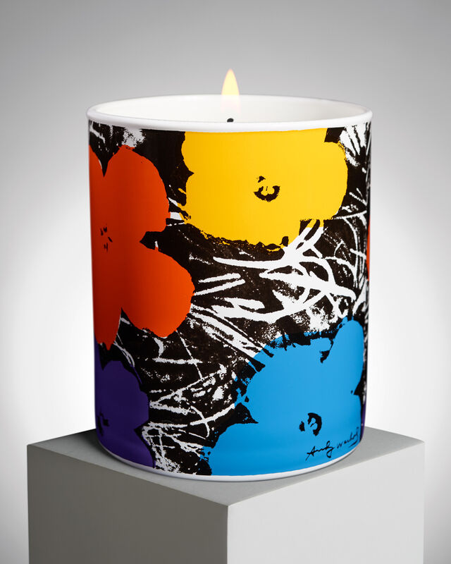 Andy Warhol, ‘Flowers Purple’, ca. 2015, Design/Decorative Art, Perfumed candle, Samhart Gallery