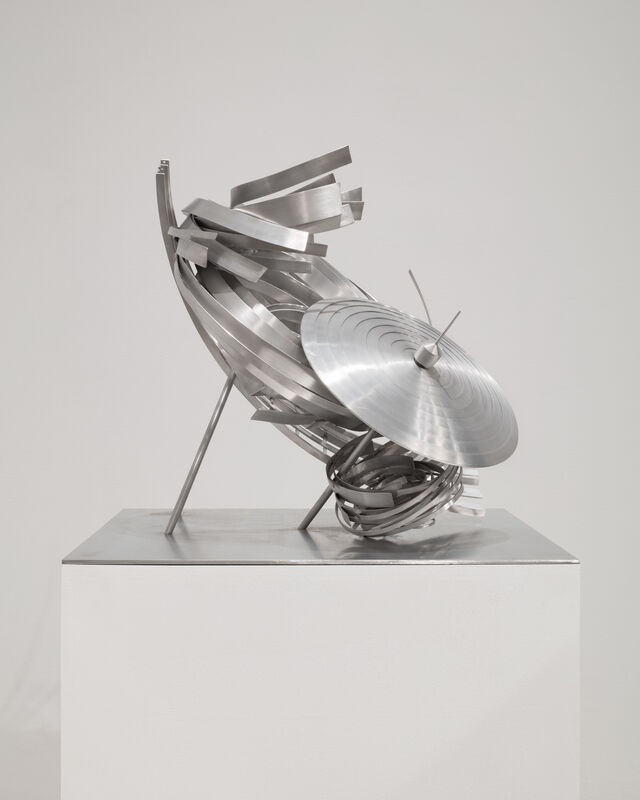 Alice Aycock, ‘The Riddle of the Flying Saucer #1’, 2015/2017, Sculpture, Aluminum, Marlborough New York