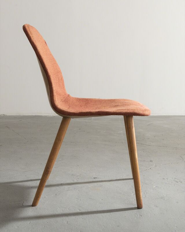 Eero Saarinen, ‘Chair from the Organic Design Competition’, 1941, Design/Decorative Art, Honduran mahogany, Upholstery, R & Company