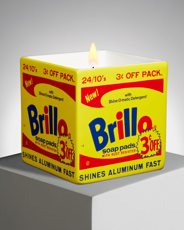 Andy Warhol, ‘Yellow Brillo Box’, ca. 2015, Design/Decorative Art, Perfumed candle, Samhart Gallery