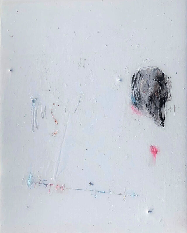 Gino Belassen, ‘Mystic’, 2019, Painting, Acrylic, Colored Pencil, Spray Paint, Resin on Panel, Belhaus