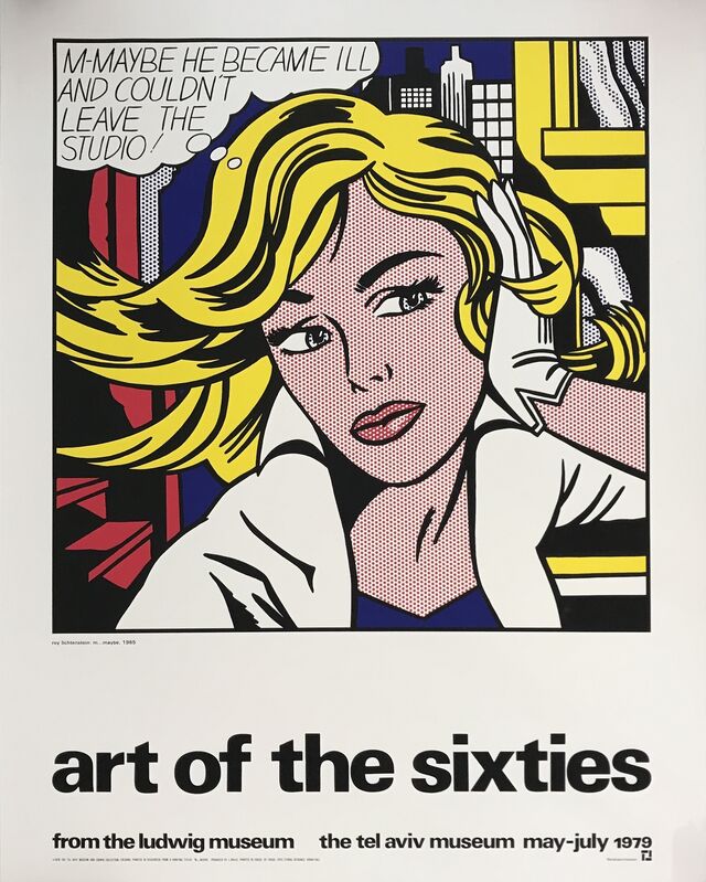 Roy Lichtenstein, ‘Art of the Sixties’, 1979, Print, Screenprint Poster, Denis Bloch Fine Art