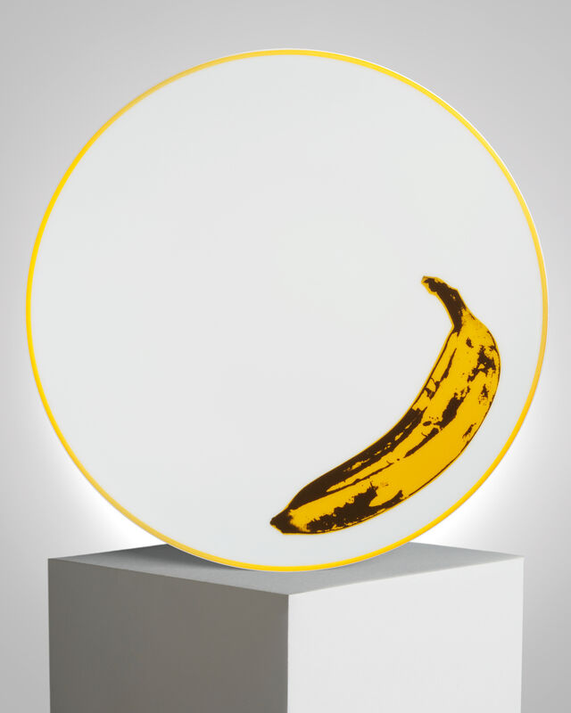 Andy Warhol, ‘"Banana" Porcelain Plate’, ca. 2019, Design/Decorative Art, Limoges porcelain plate, Samhart Gallery