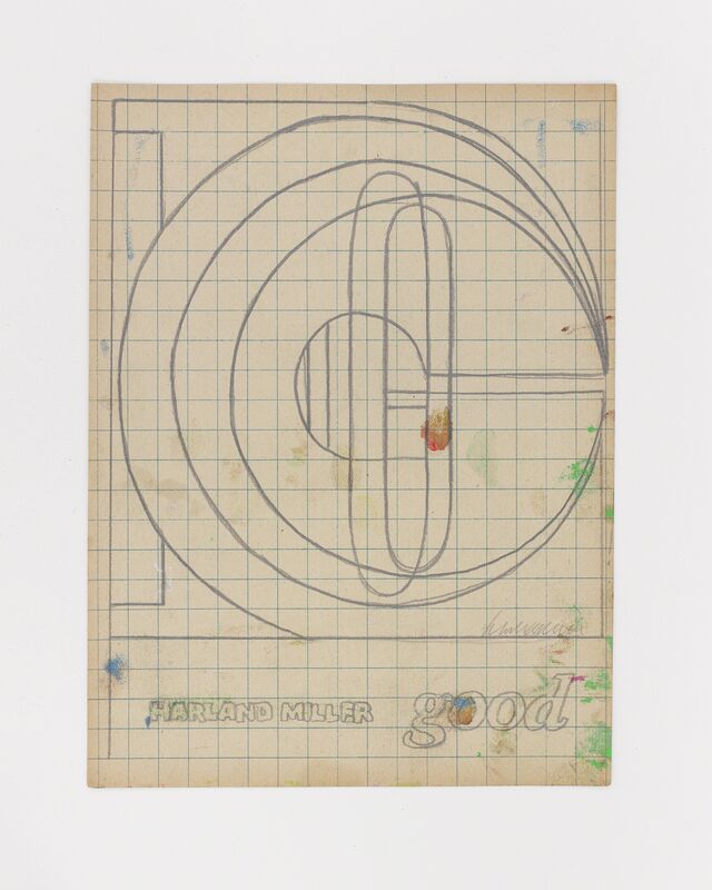 Harland Miller, ‘GOOD’, 2019, Drawing, Collage or other Work on Paper, Pencil and oil on paper, White Cube