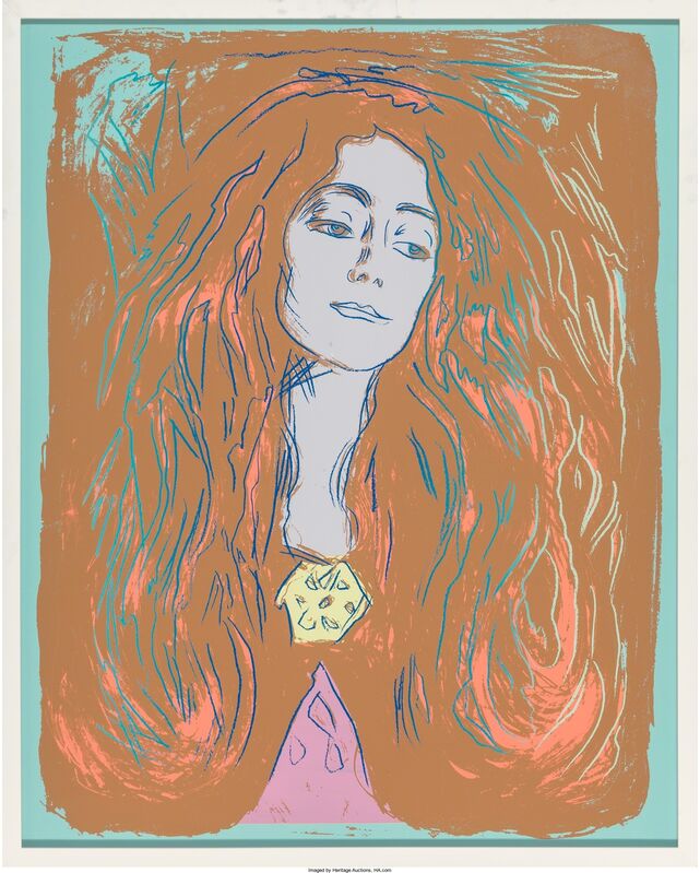 Andy Warhol, ‘Eva Mudocci (After Munch)’, 1984, Print, Unique screenprint in colors on Lenox Museum Board, Heritage Auctions