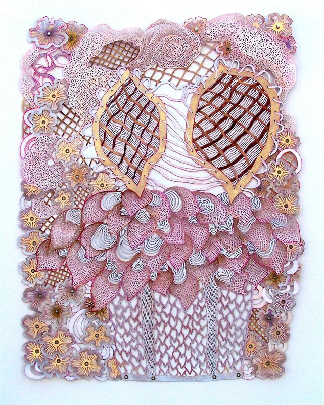 Leigh Salgado, ‘Busy Beaver’, 2016, Mixed Media, Hand cut paper with acrylic and eyelets, LAUNCH LA