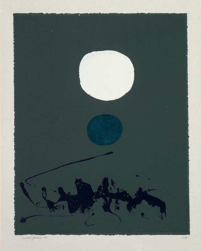 Adolph Gottlieb, ‘Green Dream’, 1969, Print, Screenprint in colors on paper, Heritage Auctions