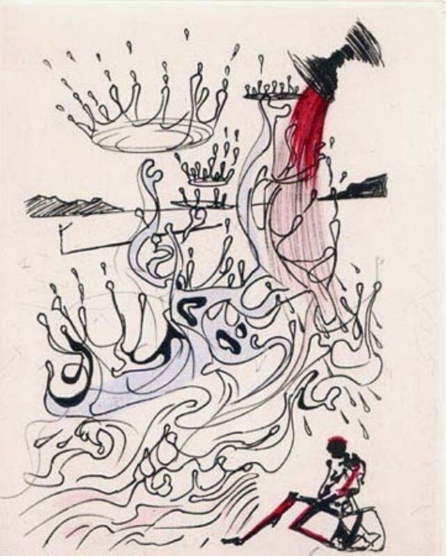 Salvador Dalí, ‘Fleuve D’Abondance (The River of Plenty)’, 1967, Print, Etching on Japon Paper, Puccio Fine Art