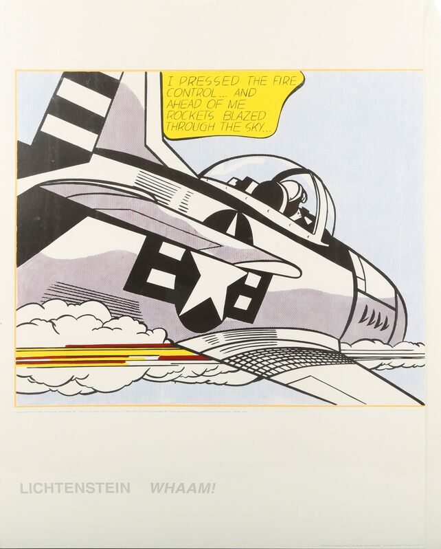 Roy Lichtenstein, ‘Whamm!’, 1963, Painting, Diptych, Chiswick Auctions