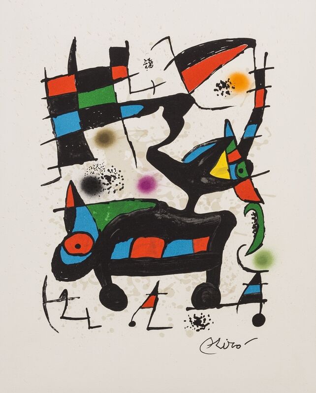 Joan Miró, ‘From. Oda à Joan Miró (Mourlot 903)’, 1973, Print, Lithograph printed in colours, Forum Auctions
