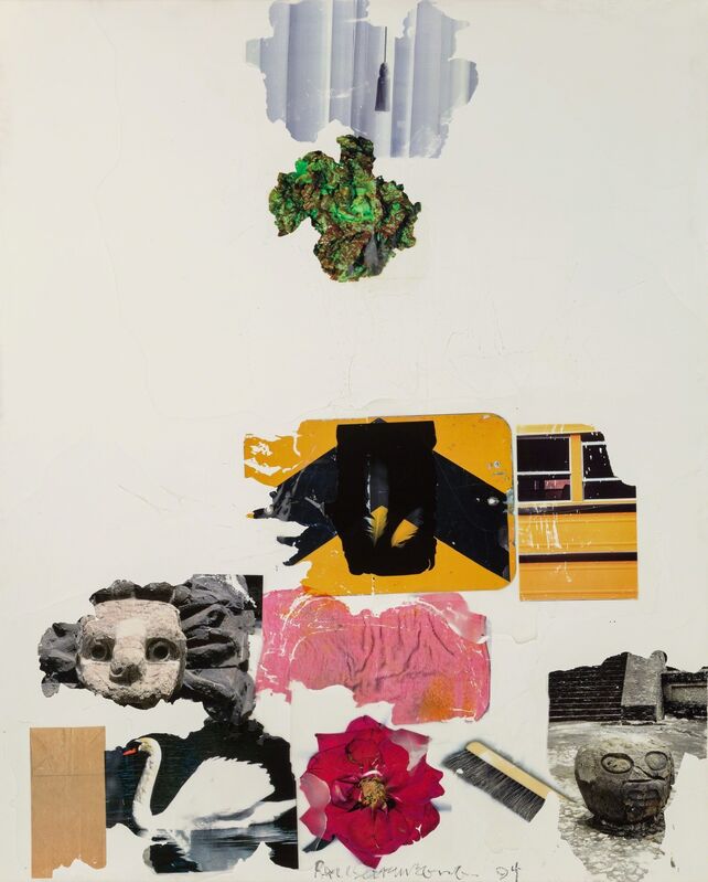 Robert Rauschenberg, ‘Treasure (from the Shales series)’, 1994, Other, Fire wax and transfer on canvas with painted aluminum frame, Heritage Auctions