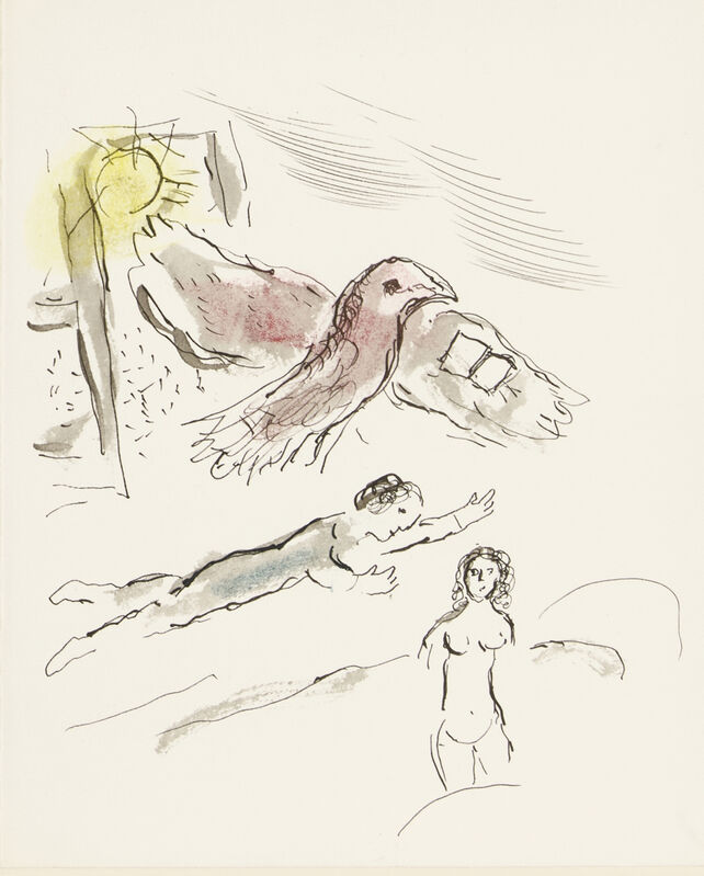 Marc Chagall, ‘Lettres d'Hivernage, Léopold Sédar Senghor’, 1973, Books and Portfolios, The complete portfolio of 9 lithographs (6 in colors) on Arches paper, Bonhams