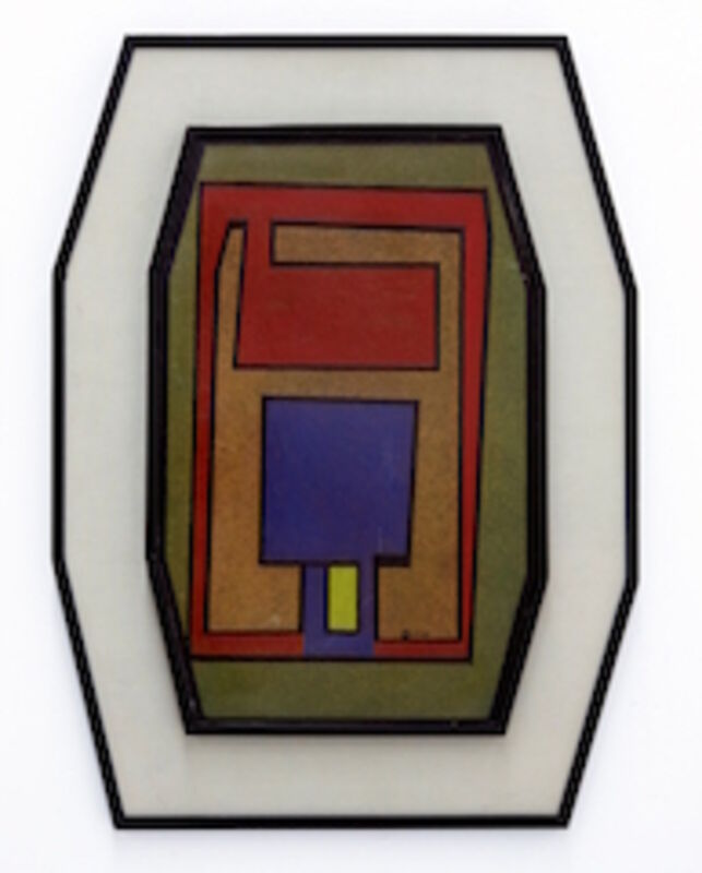 Carmelo Arden Quin, ‘Labyrinthe’, 1948, Painting, Oil on Carboard, Durban Segnini Gallery